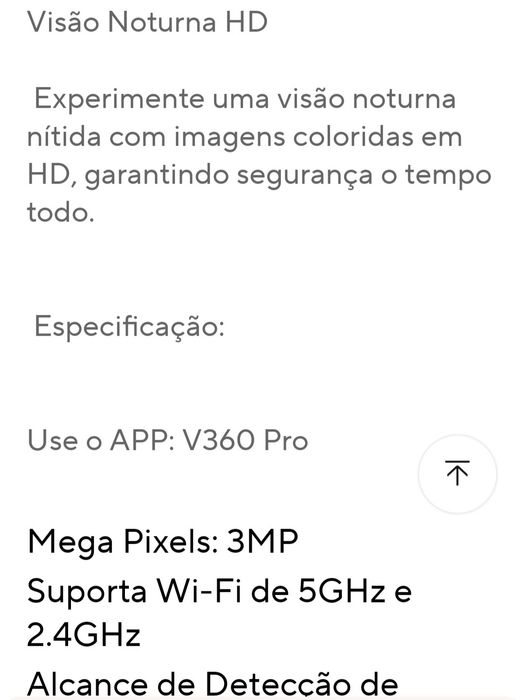 Camara vigilância 8 mp novo em caixa