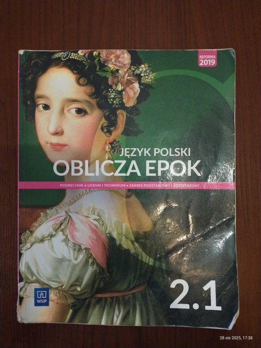 Książka J. Polski. Oblicza Epok 2.1 (Zakres podstawowy i rozszerzony)