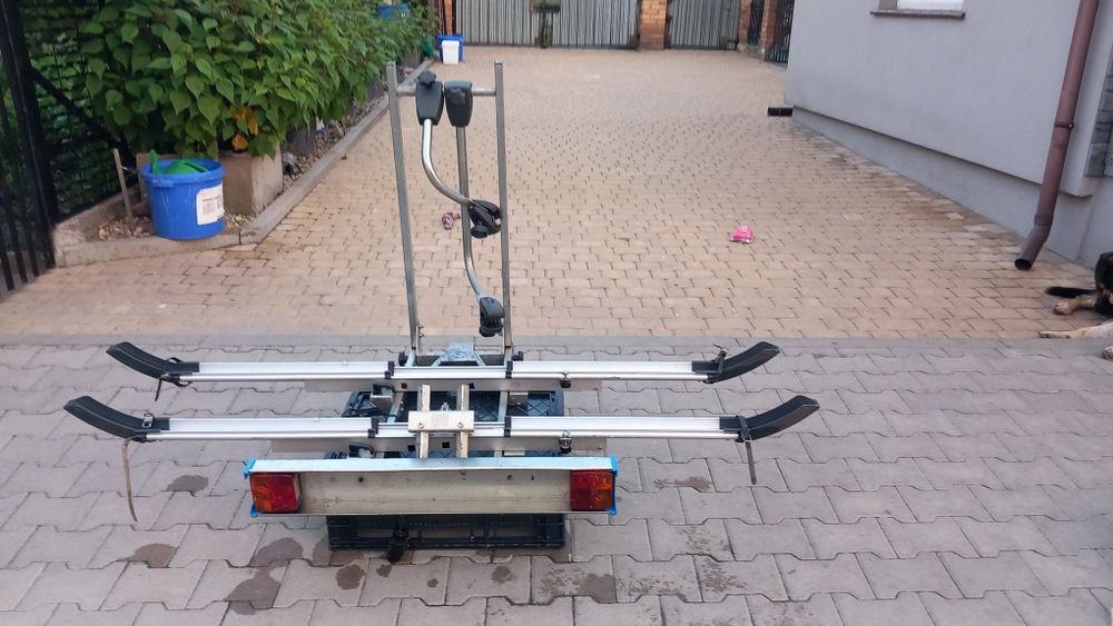 Bagażnik na hak na 2 rowery