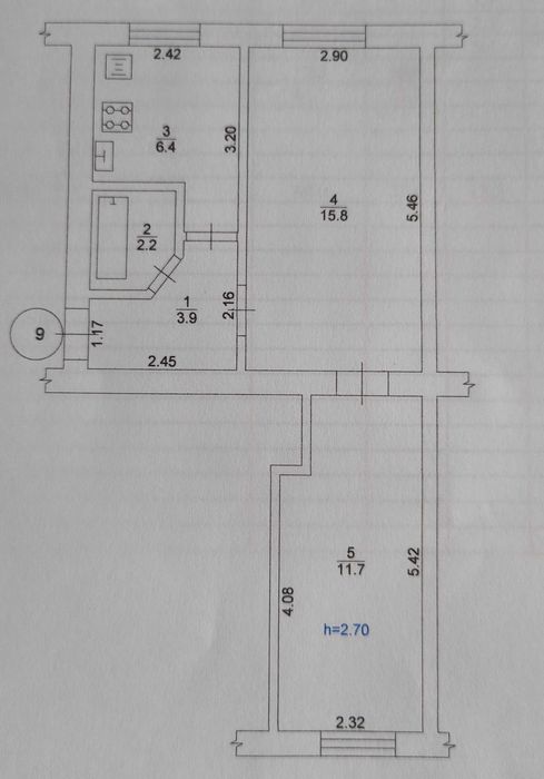 Продам 2х кімнатну квартиру в центрі від власника, Андрушівка