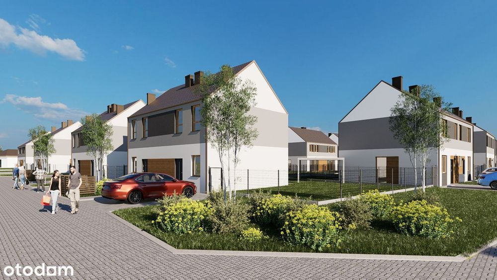Dom bliźniak 93m2 Osiedle Słoneczne Marszowice etap IX