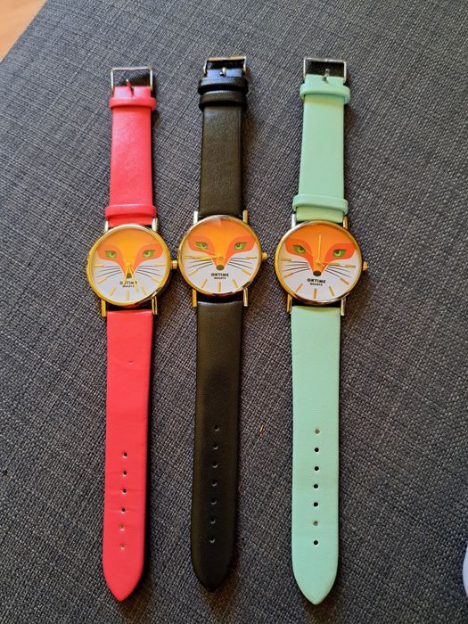 Zegarek na rękę lis Oktime Quartz. Nowy. 2 kolory do wyboru.