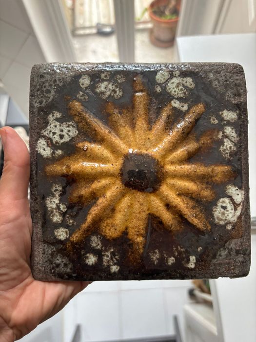 Traditional Ceramic Plate + 1970s Tile437155653391503364