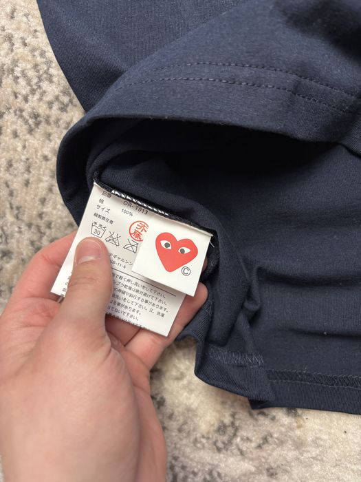 Футболка COMME des GARÇONS CDG СДГ з принтом сердечка комме де гарконс