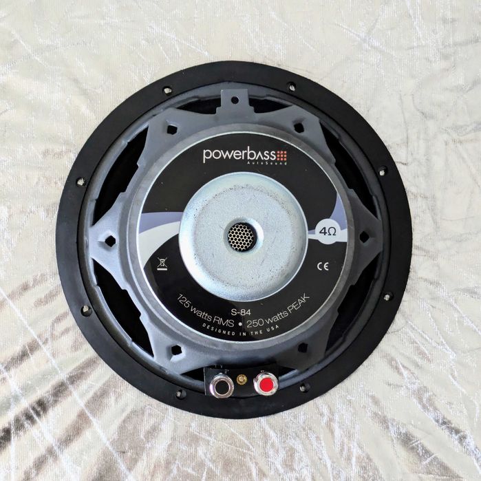 Powerbass S-Series 8" Single 4 Ω Subwoofer
