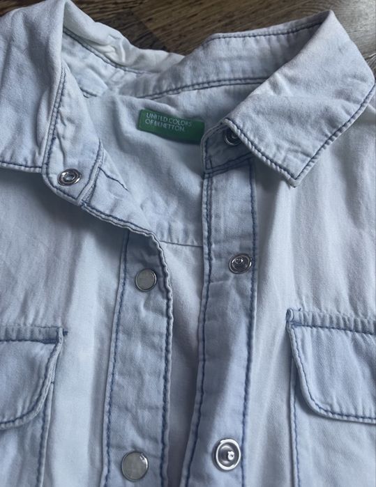 Benetton bluzka dżinsowa roz. 160 cm