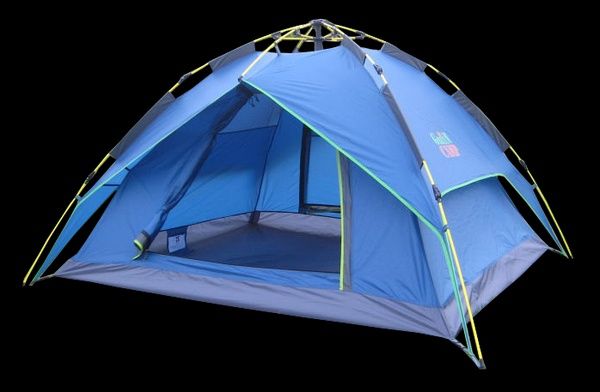 Палатка Green Camp 1831 Автоматическая 3-х местная двухслойная водонеп