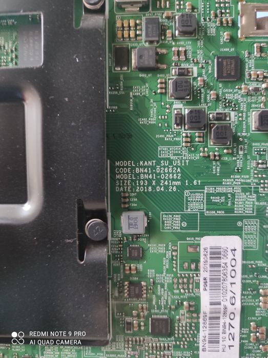 Материнская плата и блок питпния samsung ue557090u