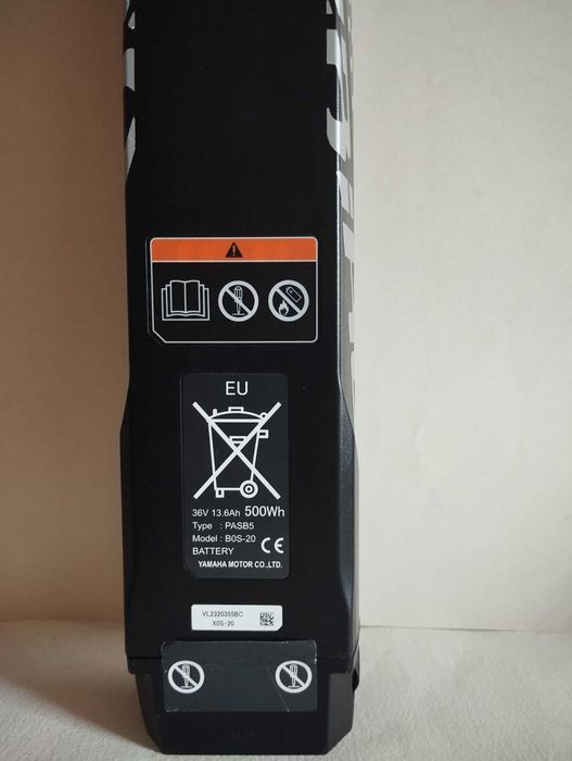 Продам аккумулятор к электровелосипеду Hibike Yamaha 36v..500Wh.13.6Ah ...