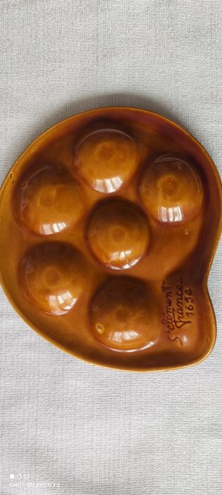 Patera na jajka, St Clement 1654 France oryginalna