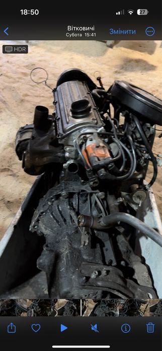 Продам мотор у зборі з коробкою.