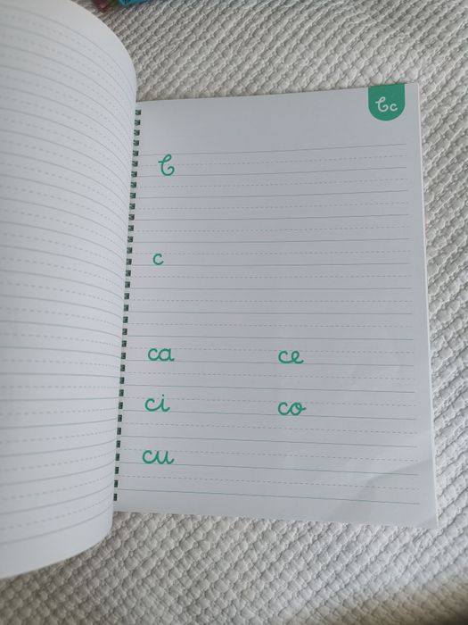 Caderno de Caligrafia "Aprender" – Edicare (Como Novo)
