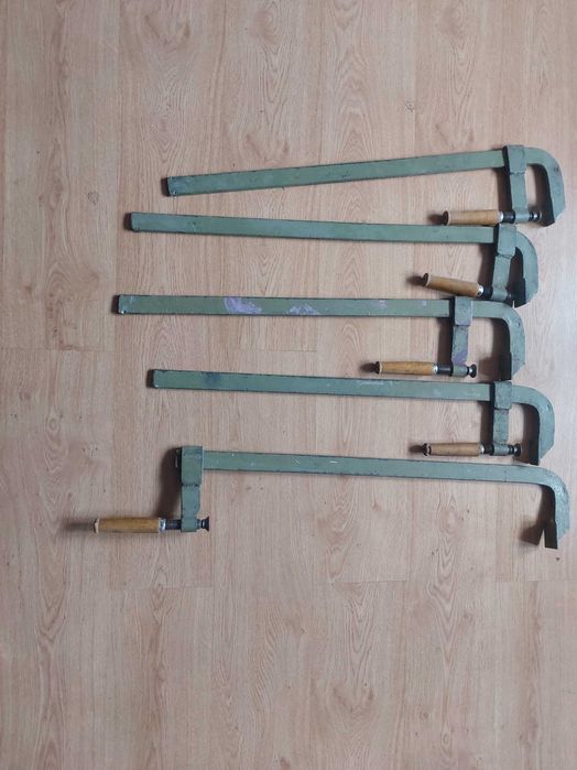Ścisk stolarski stary solidny PRL 70 cm