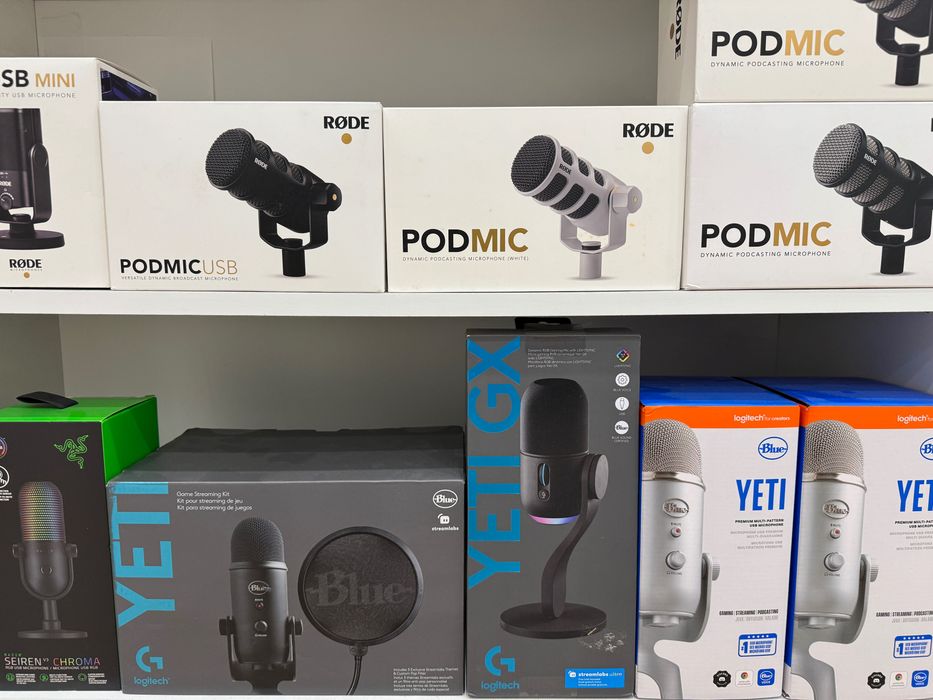 Найкраща ціна Студійний ігровий мікрофон для стріму Logitech YETI GX Новий USB-C Магазин 988-000567 Подкастів