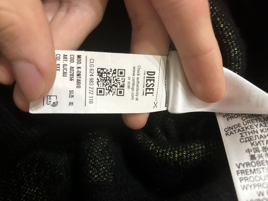 Свитер Diesel Оригинал