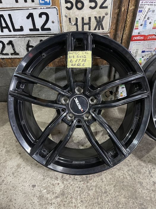 Литі диски autec r19 5/112 8j et38 audi vw mercedes ауді фольс мерс