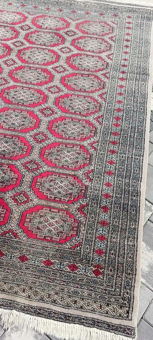 Buchara ręcznie tkany dywan wełniany 237 x 150 cm wełna