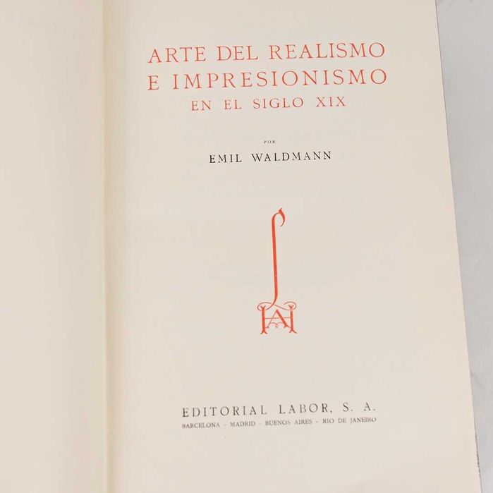 Livro História del Arte Labor XV - “Arte del Realismo e Impresionismo en el Siglo XIX”