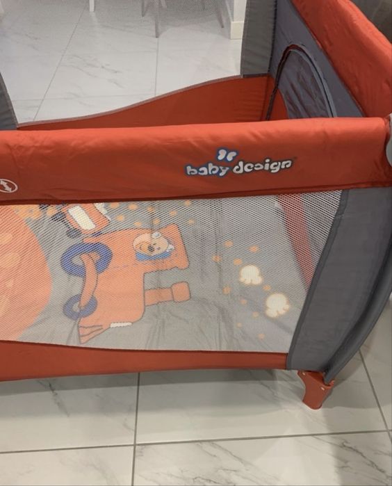 Дитячий великий манеж Baby Design Play з м'яким матрациком та чехлом.Італія новий стан