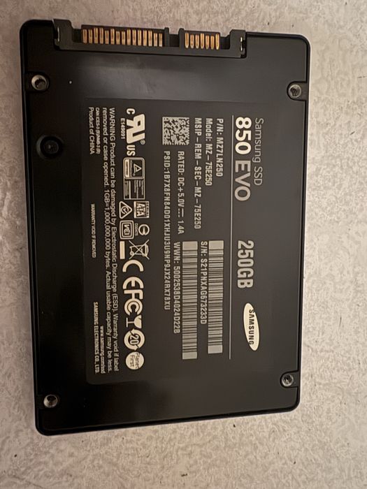 Disco SSD Samsung Evo 850 250GB
