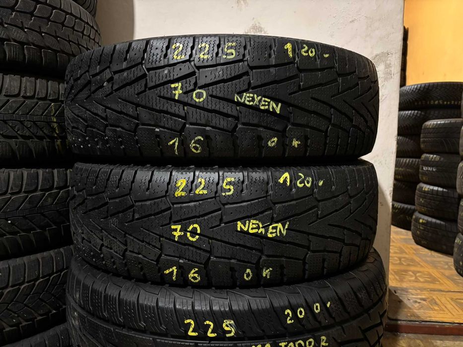 2X Opony Zimowe 225/70R16 107T NEXEN WINGUARD WINSPIKE SUV XL 6.3MM