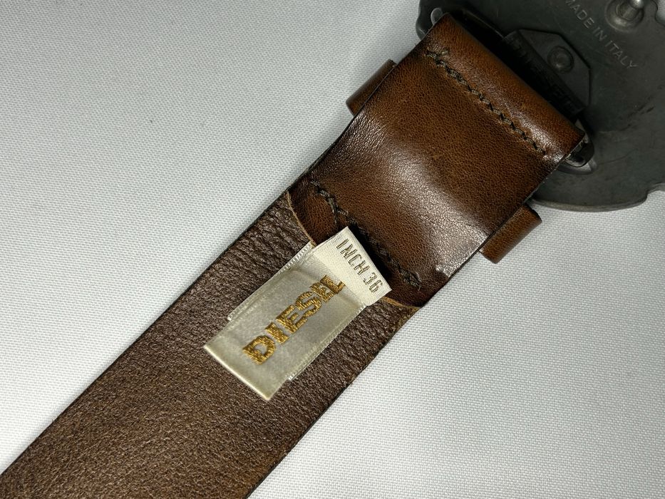 Вінтажний шкіряний ремінь Diesel