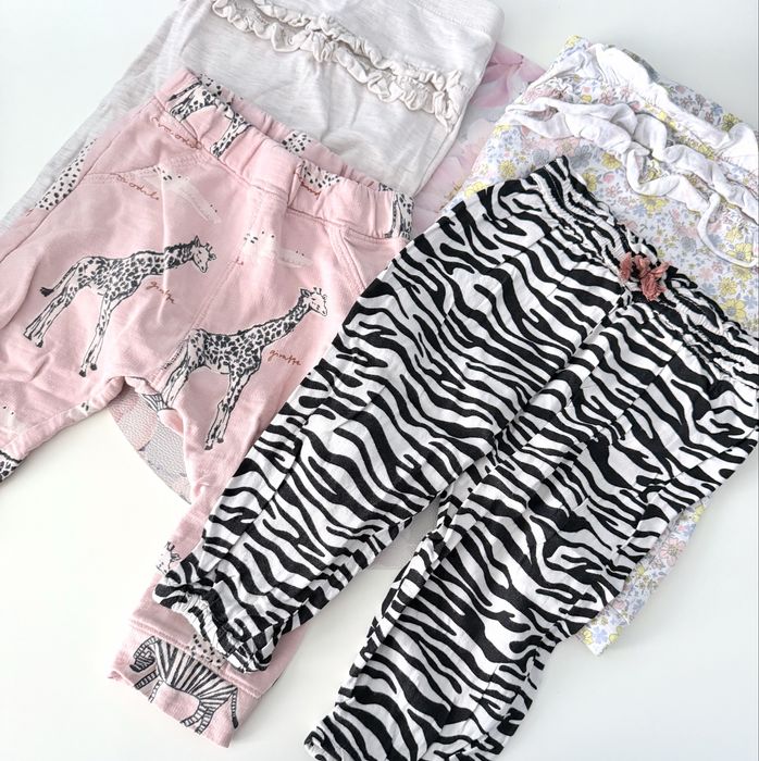 Zestaw spodni r.74 dziewczynka