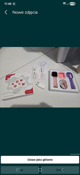 Smartwach Zegarek Bluetooth WiFi Gry Gips Youtube Telefon 4G LTE