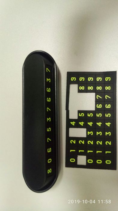 Автовизитка, номер телефона на торпеде автомобиля, временная парковка!