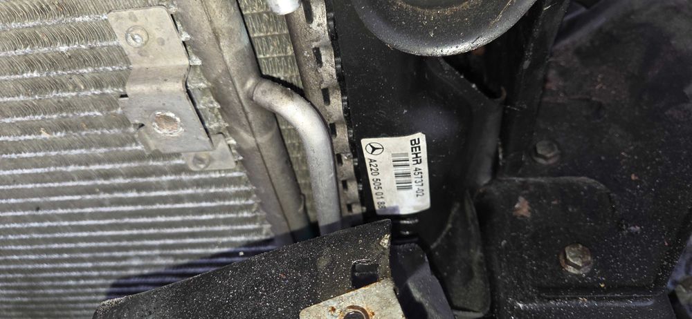 Pas przedni chłodnice wentylator Mercedes S-Klasa W220 3.2 CDi