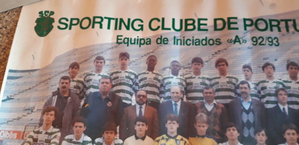 Poster A3 Iniciados Sporting 92/93