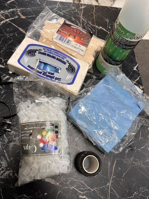 Maquina tatuar cheyenne+fonte+pedal