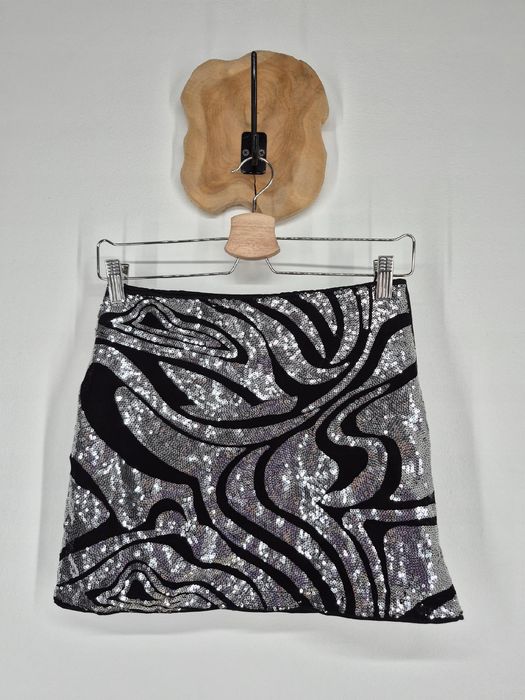 Spódnica mini z cekinami Shein sylwestrowa 36 S 8