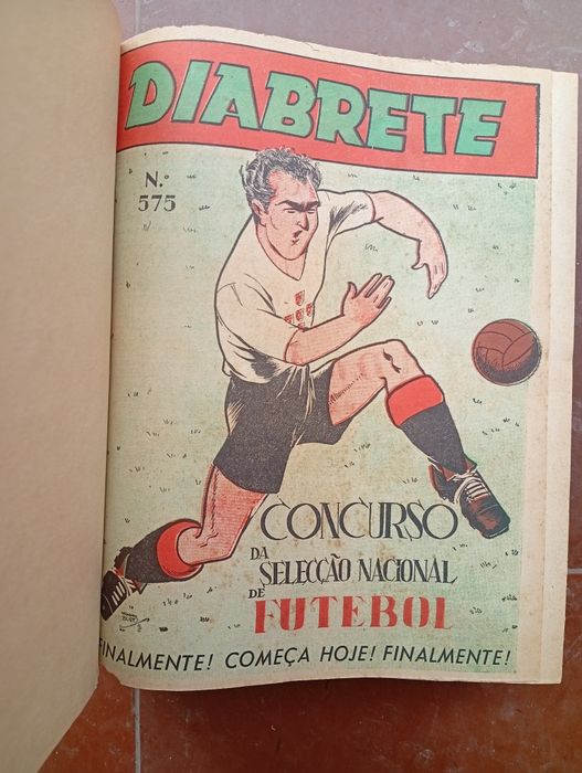 2 Volumes Encadernados Revista DIABRETE (1949) – Números 575 a 679