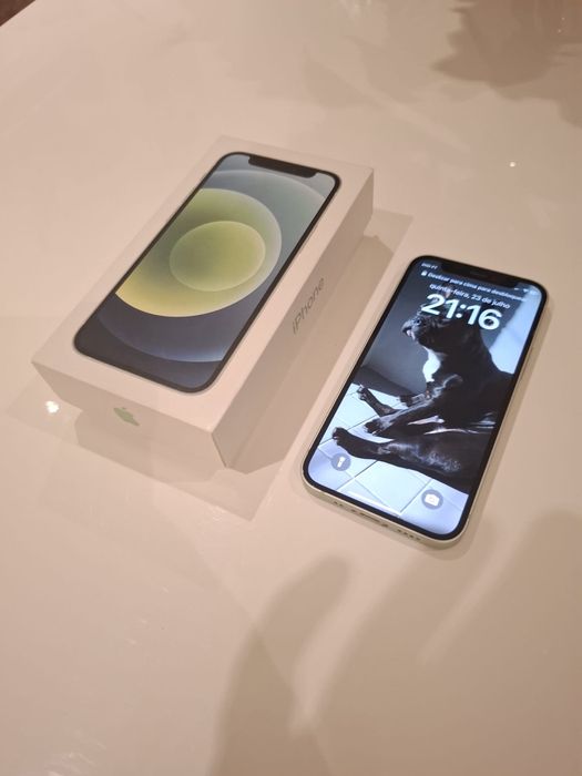 iPhone 12 mini 64 GB – Verde – Muito Bom Estado