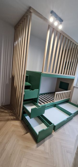 Antresola drewniana 90x200 Łóżko piętrowe