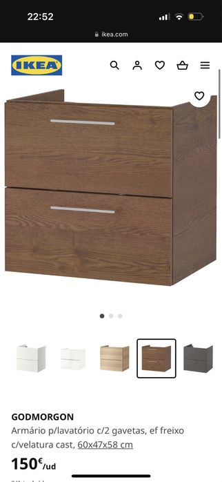 Armário GODMORGON Ikea