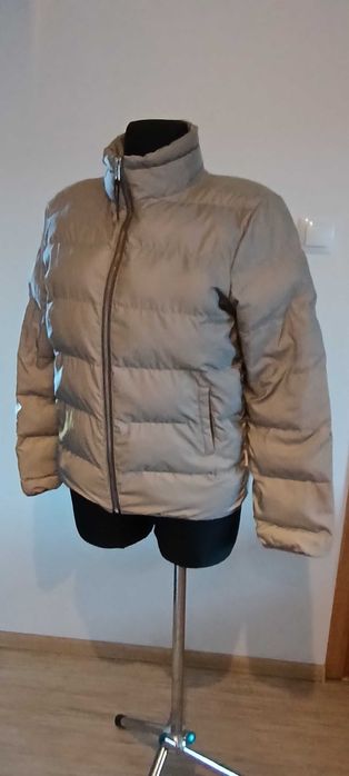 Kurtka zimowa damska srebrna