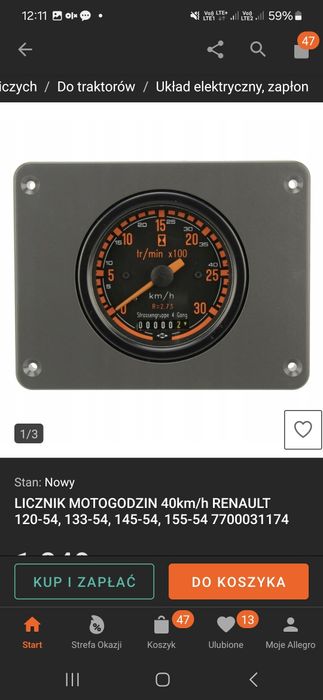 Licznik wskaznik panel Same Lamborgini CASE  Deutz Landini