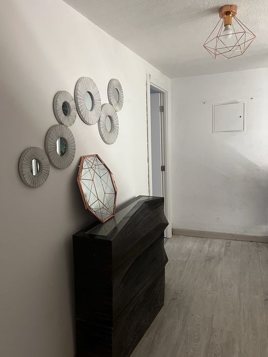 Candeeiro e espelhos