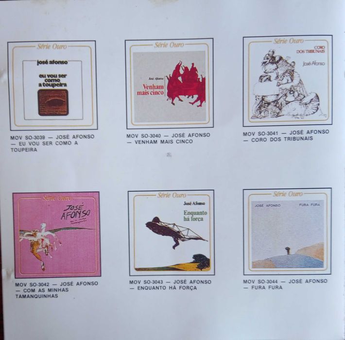 José Afonso	- - - - -		Fura Fura	- - - - -	CD