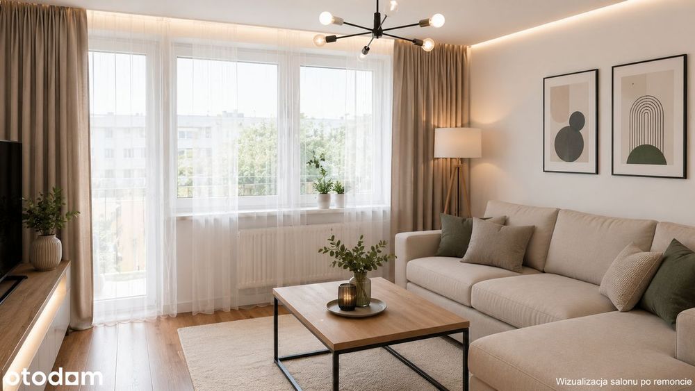 2-pokojowe mieszkanie 52 m² | Północ | do własnej aranżacji