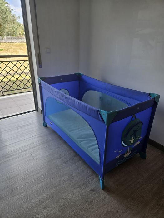 Berço parque Chicco Easy Sleep azul