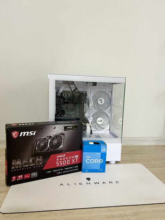 ПК для ігор (Стан 10/10) | i3-12100F + RX 5500 XT 8GB