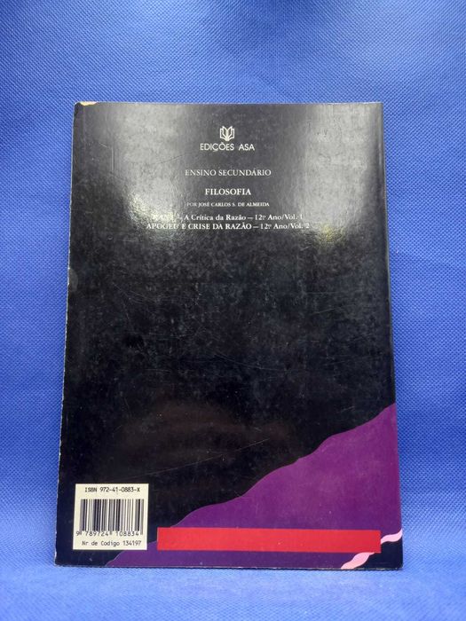 Livro - José Carlos S. De Almeida - A Crítica Da Razão - Ref-PAR 5