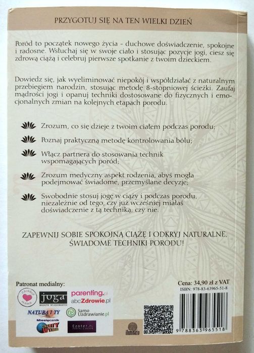 JOGA na czas CIĄŻY i porodu, Dorothy Guerra, UNIKAT!