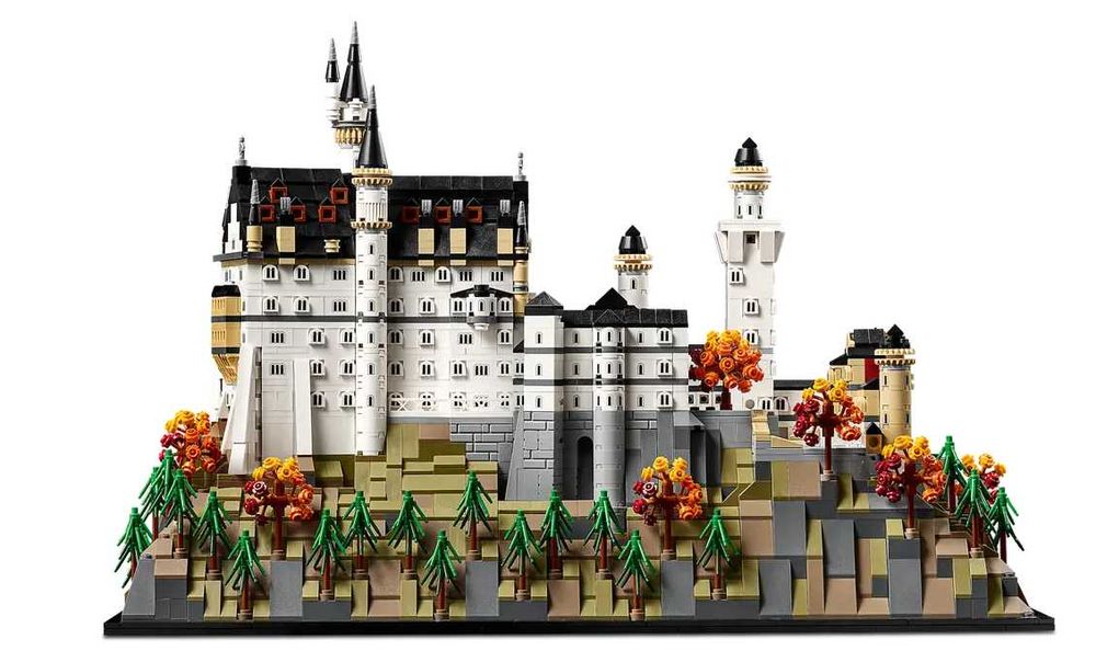 Конструктор 1в1 як Lego Architecture Neuschwanstein Castle 3455 дет