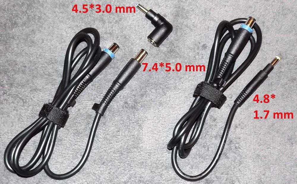 Новий‼️блок живлення • HP Slim 65W • 4.5 mm • 7.4 mm • 4.8 mm