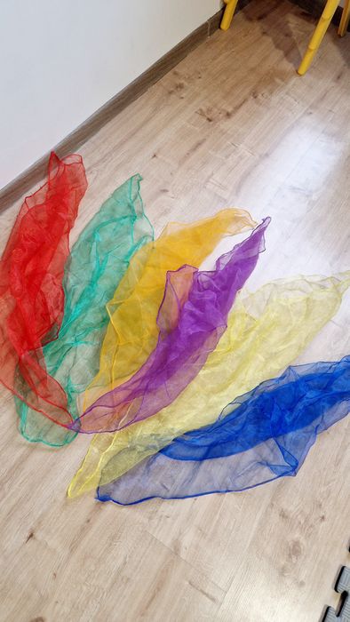 Montessori chusty animacyjne 6szt