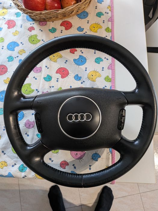 Volante em pele com botões Audi A3 8L